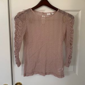 Sheer Long sleeve Top